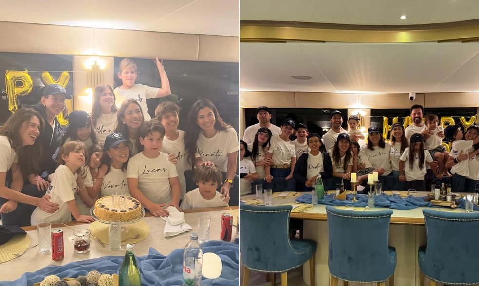 Iris Abravanel celebra aniversário de 77 anos com toda a família — Foto: Reprodução/Instagram