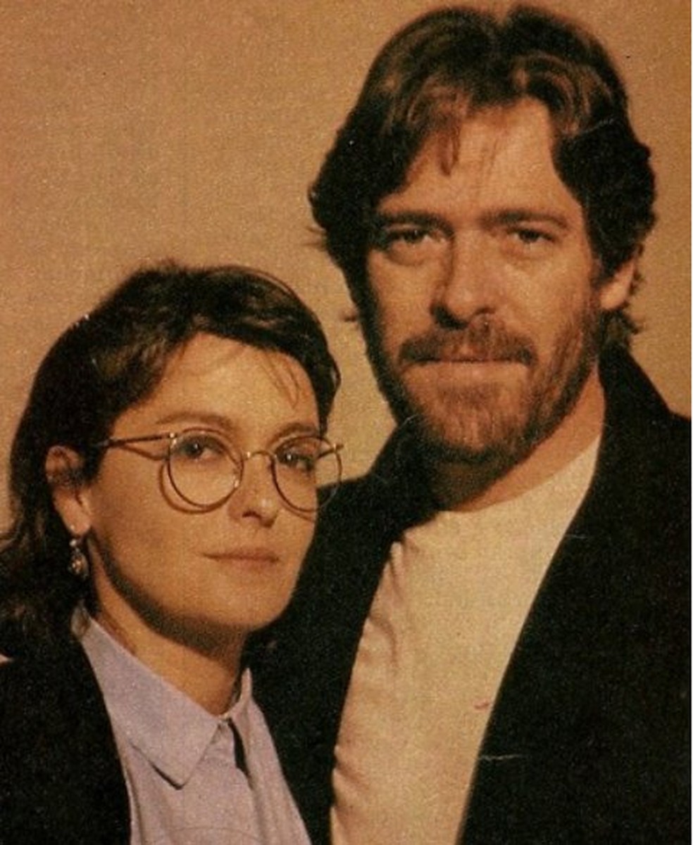Maria Zilda e José de Abreu fizeram par romântico na novela "Bebê a bordo", em 1988 — Foto: Globo
