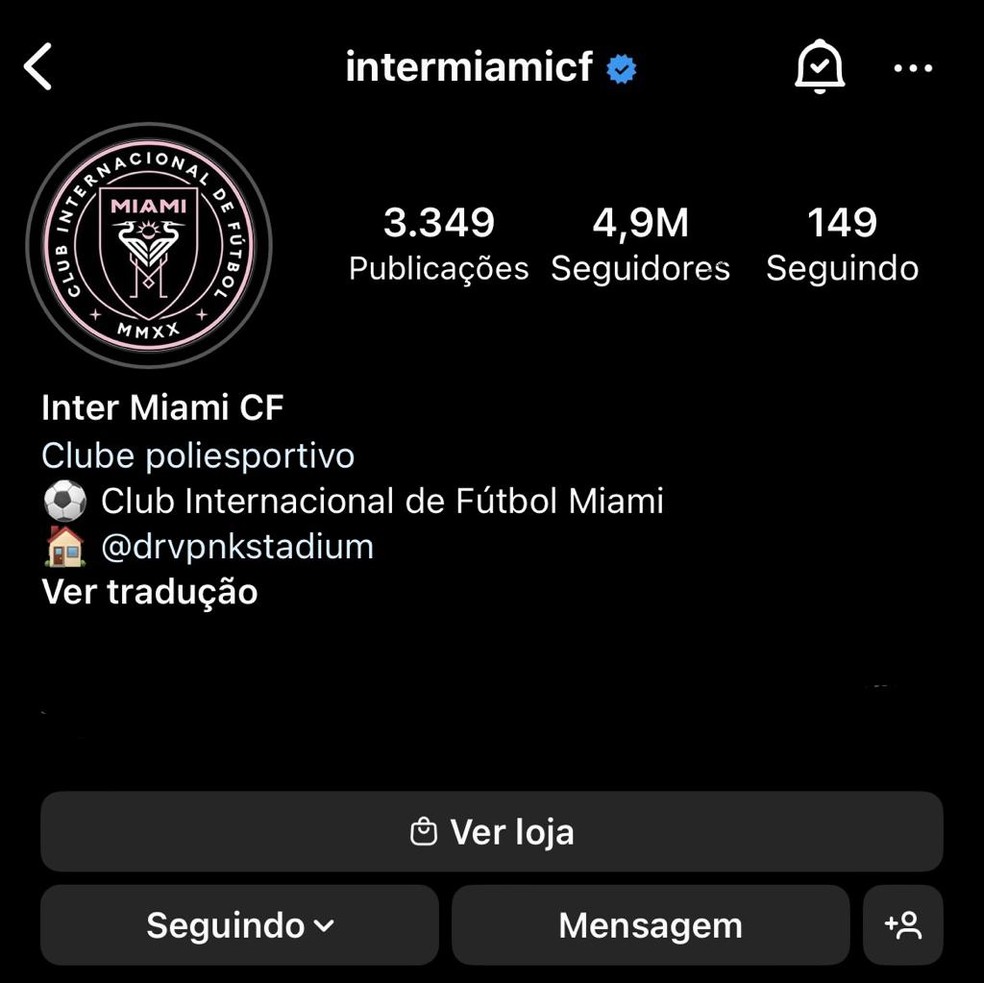 Seguidores Inter Miami no dia 08/06/2023, menos de 24h depois do anúncio do Messi — Foto: Reprodução