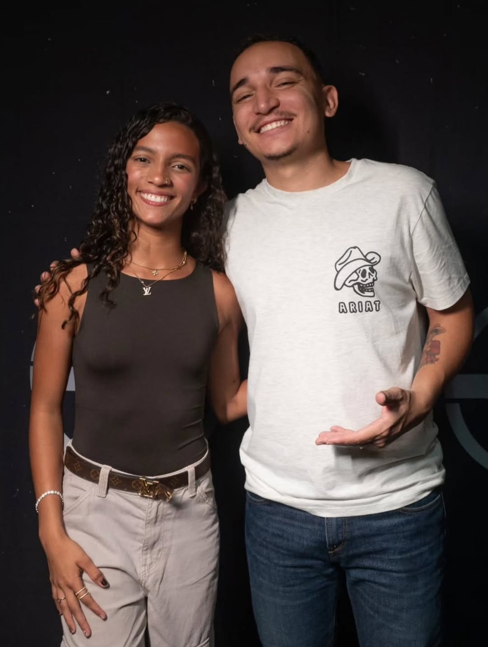 Rayssa Leal conhece João Gomes — Foto: Reprodução/Instagram