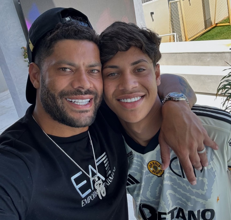 Hulk com o filho Ian Ângelo — Foto: rep/  instagram