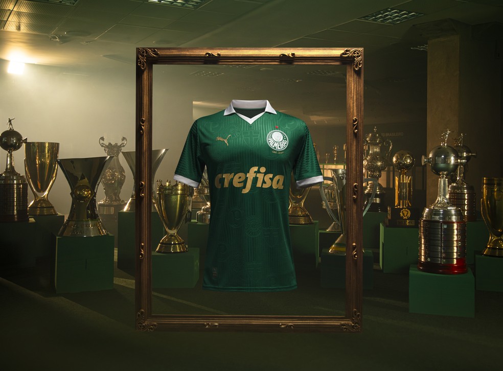 Uniforme 1 do Palmeiras para 2024 — Foto: Divulgação