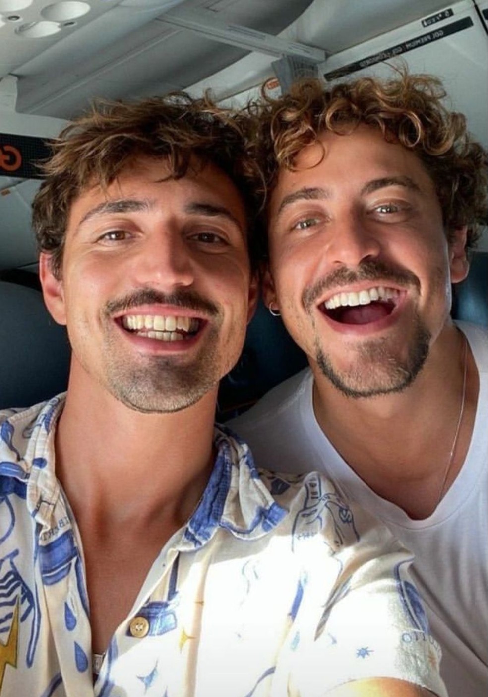 Jesuita Barbosa com o namorado, o gaúcho Cícero Ibeiro — Foto: Instagram