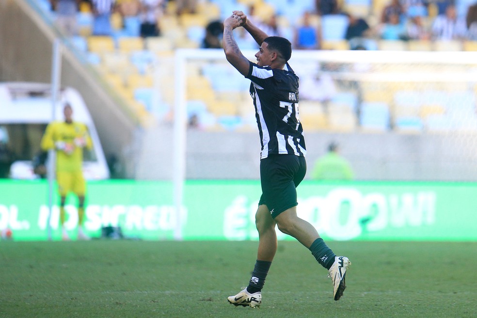Raí fez um gol e deu uma assistência na partida entre Botafogo e Fluminense — Foto: Vitor Silva/Botafogo