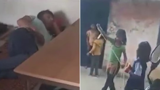 Professor é investigado após ser flagrado dormindo em sala de aula enquanto alunos brincam