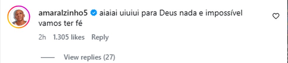 Influencer Amaralzinho defende Neymar — Foto: Reprodução