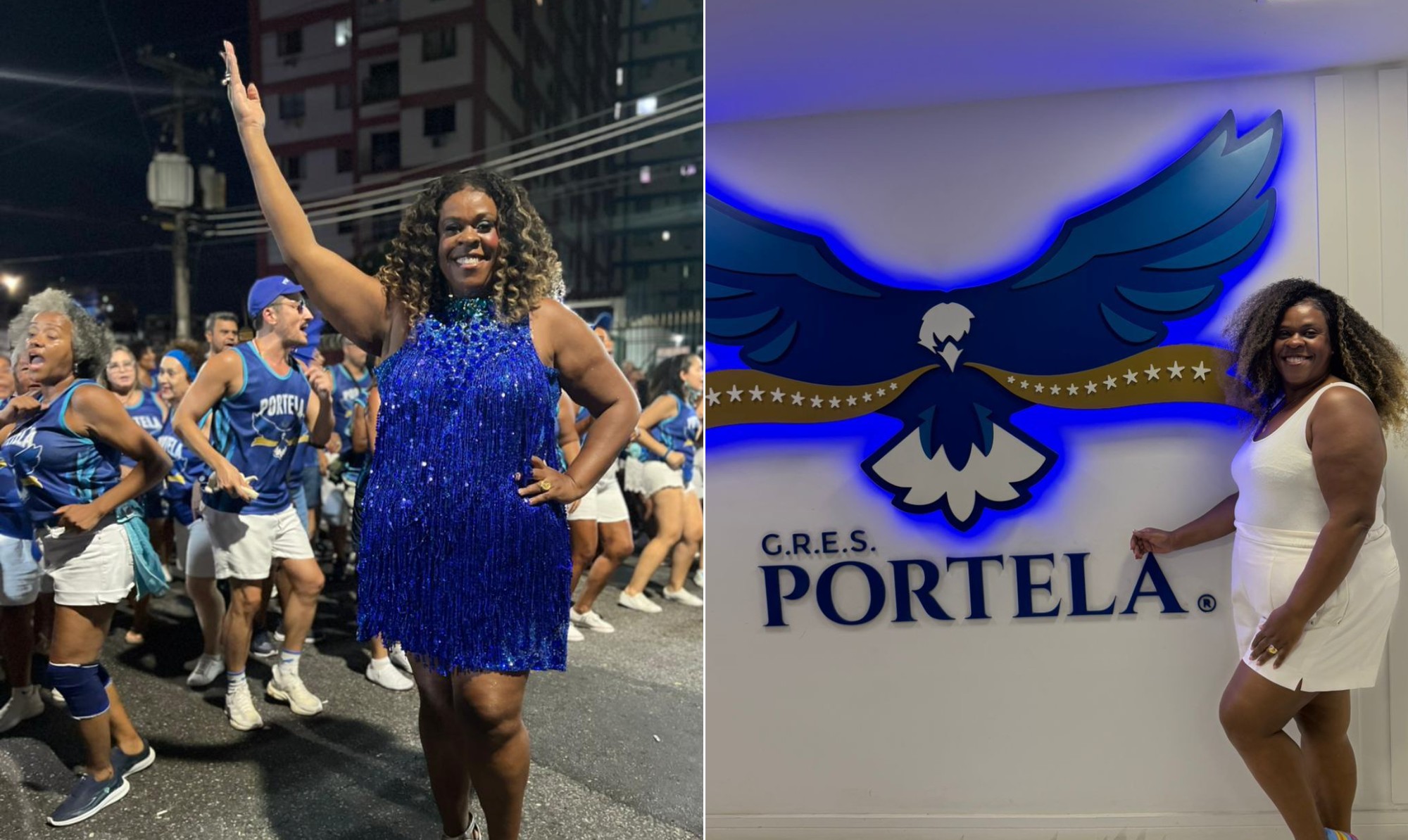 Cacau Protásio troca Salgueiro por Portela e faz estreia em ensaio de rua :  Custei a acreditar no convite  