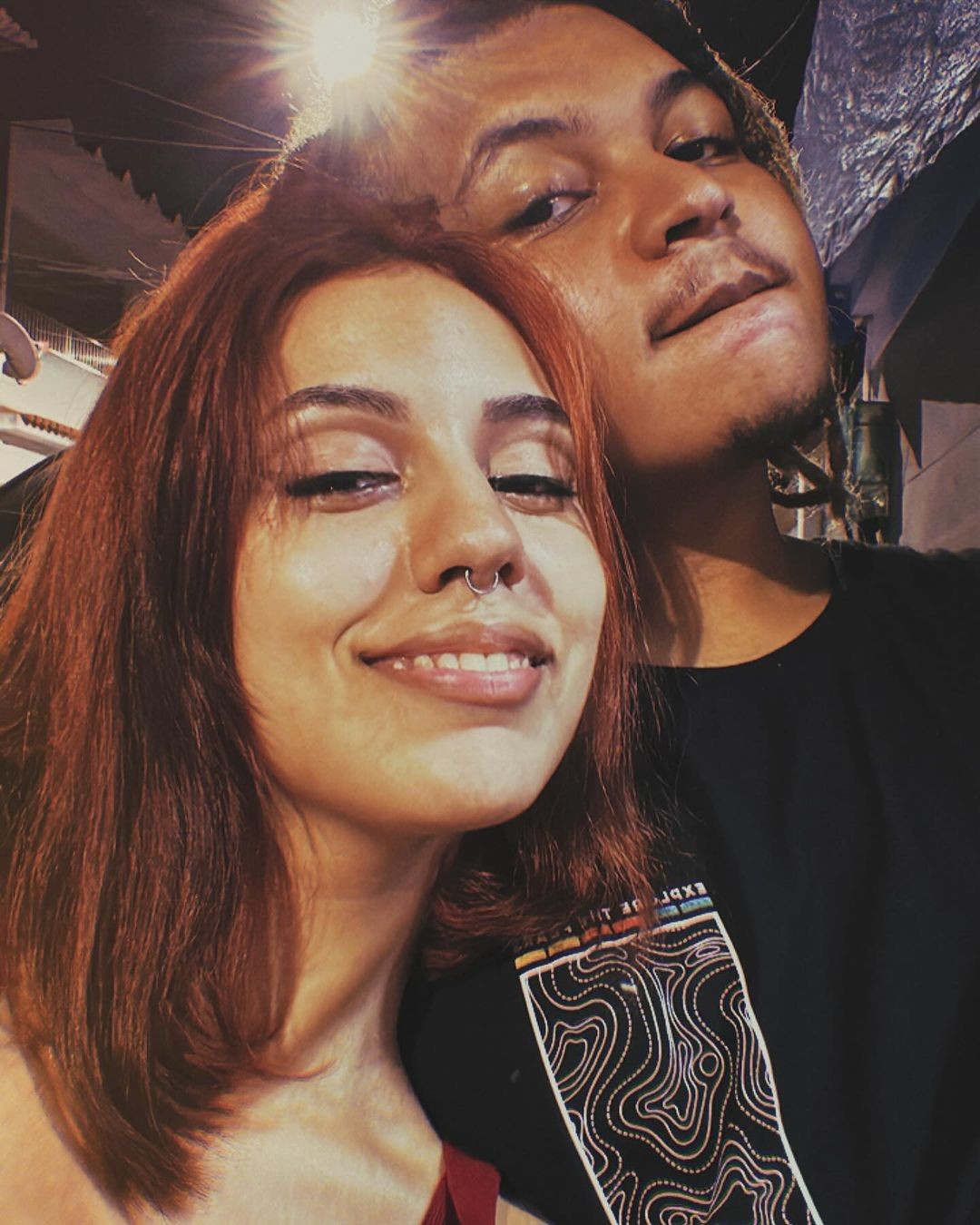 JP Rufino com a namorada — Foto: Instagram