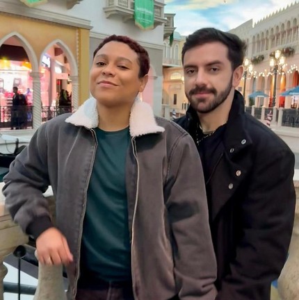 Blogueirinha com o ex-marido, Edson Formaggio &mdash; Foto: Instagram