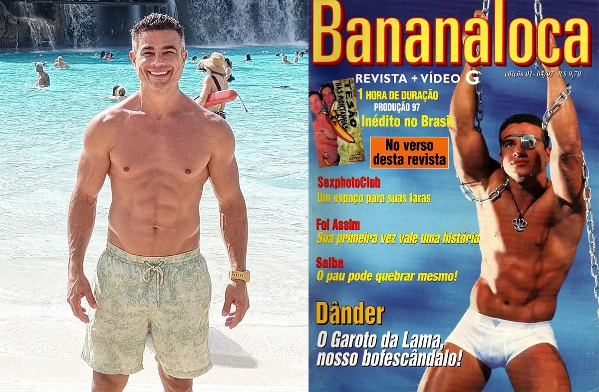 Ator Anderson Di Rizzi foi apresentado como 'garoto da lama' na estreia