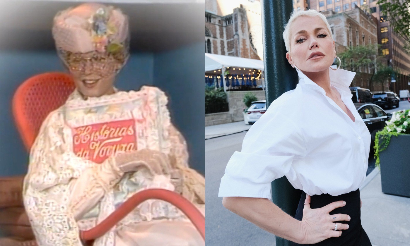 Expectativa X realidade: Xuxa se imaginou uma vovó de xale e na cadeira de balanço