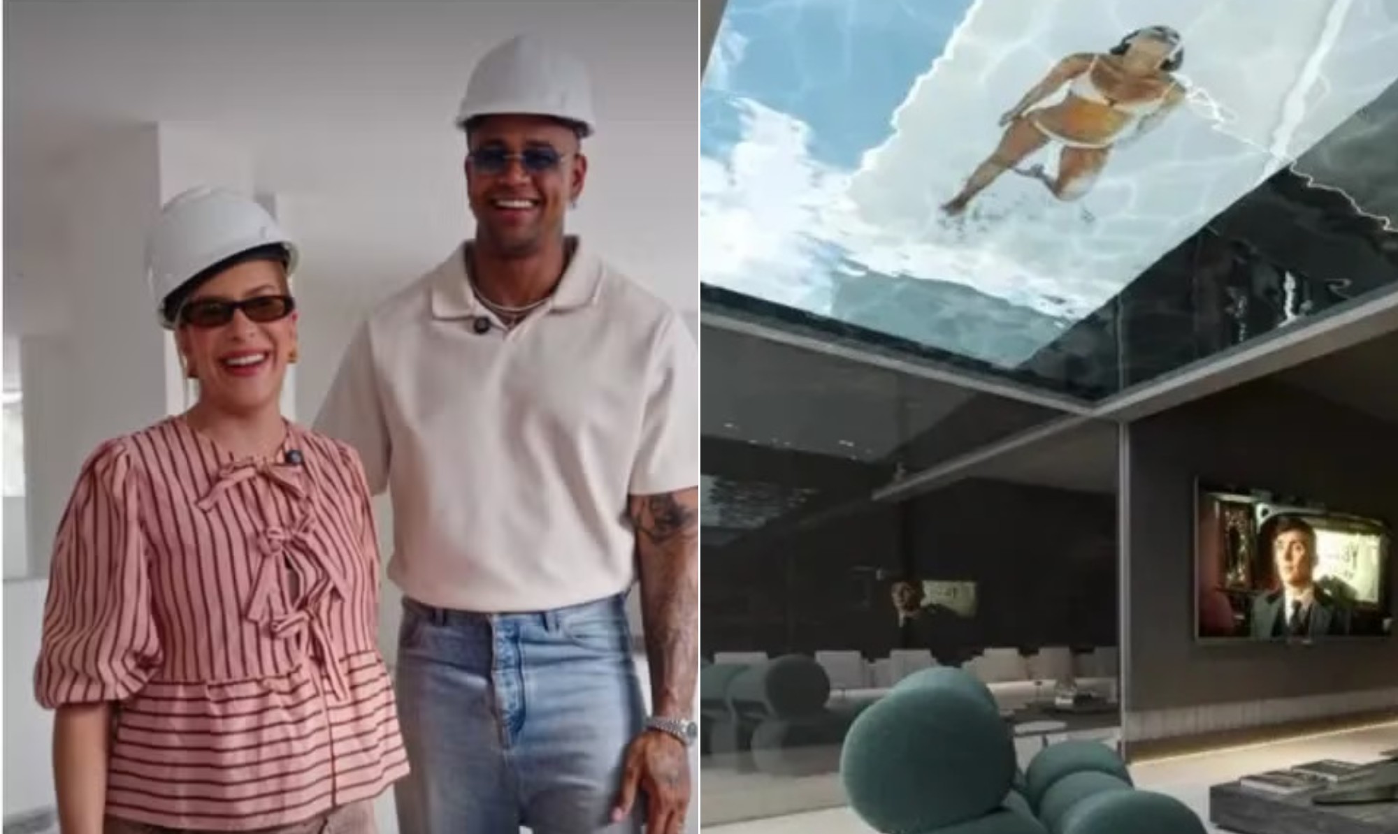 Em obra há três anos, mansão de Lore Improta vai ter até piscina no teto da sala por 