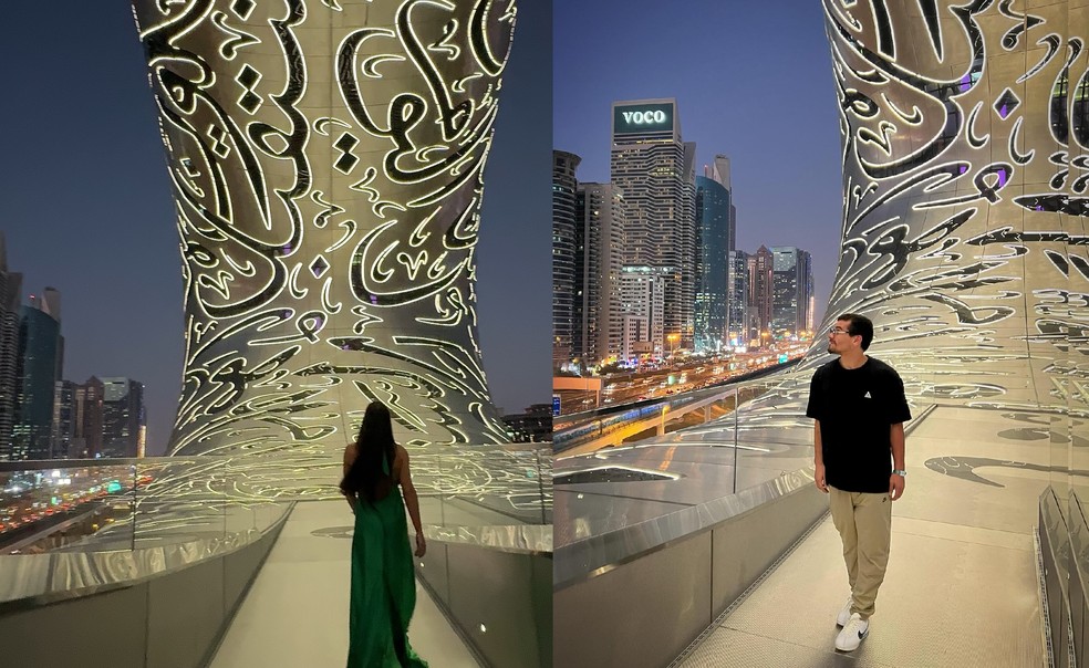 Luiza Caldi e Thiago Martins em Dubai &mdash; Foto: reprodu&ccedil;&atilde;o/ instagram