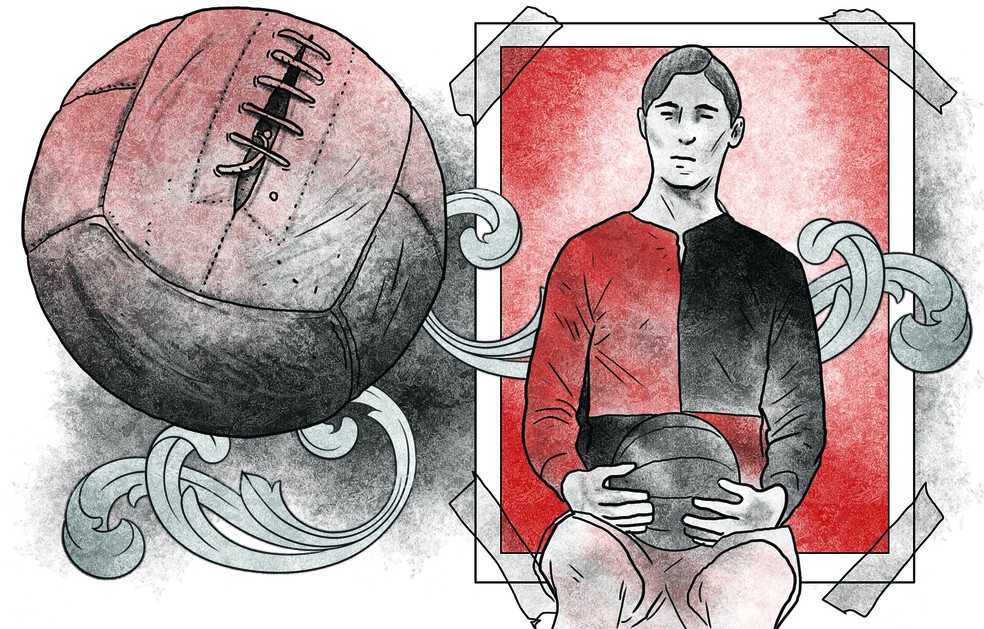 Futebol criado em 1911 — Foto: André Mello