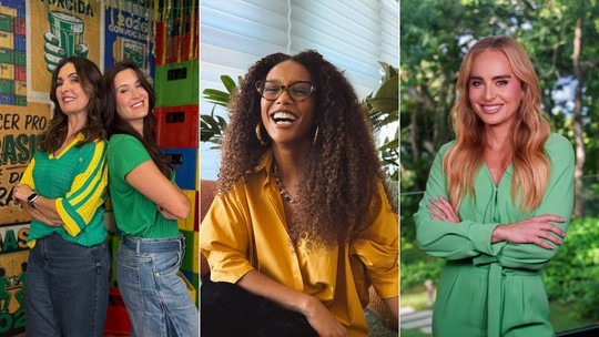 Vai torcer para o Brasil no escritório? Veja looks das famosas que funcionam no trabalho e no happy hour Vai torcer para o Brasil no escritório? Veja looks das famosas que funcionam no trabalho e no happy hour