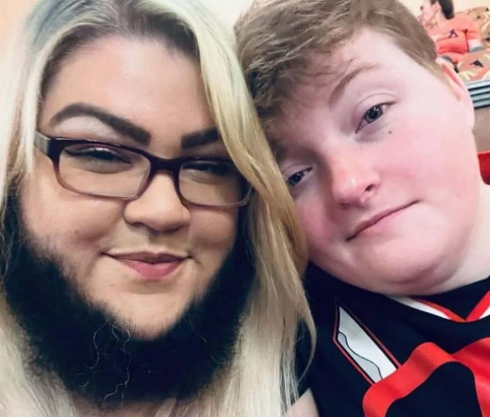 Coral Renaie e o namorado, Illias — Foto: Reprodução