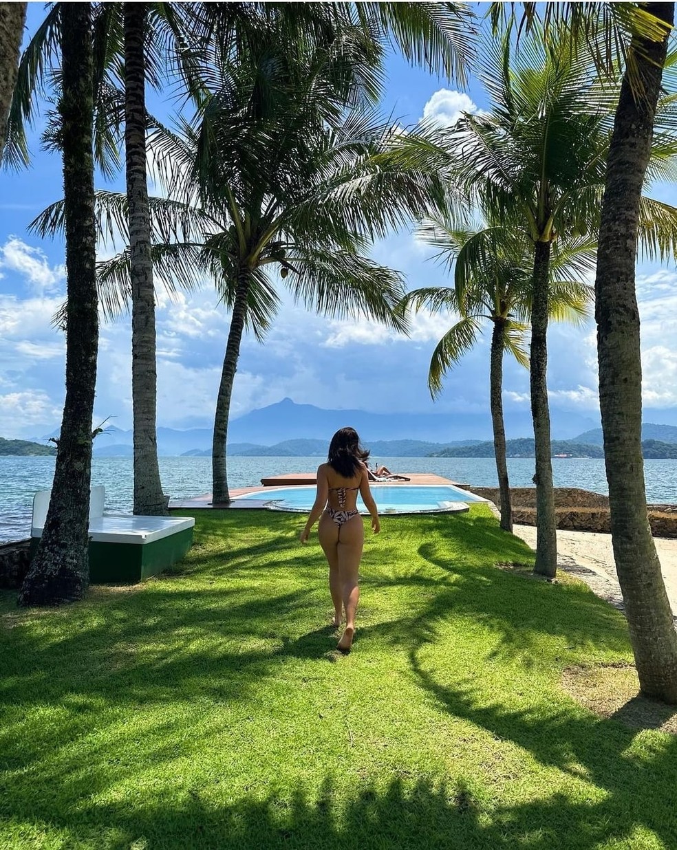 Veja fotos da ilha de Vivi Wanderley &mdash; Foto: rep/ instagram