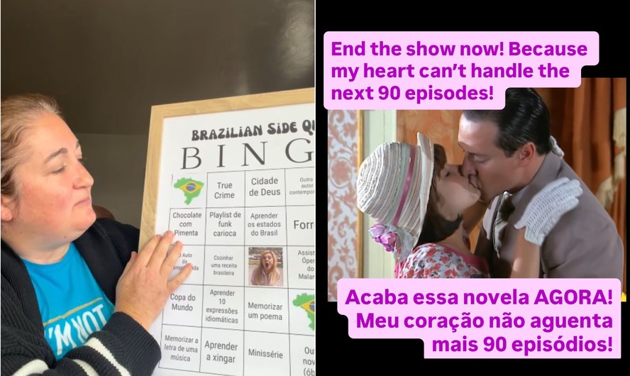 Gringa que viralizou por ler Machado de Assis vira fã do Brasil e está apaixonada por 'Chocolate com Pimenta': 'Como eu sofro'