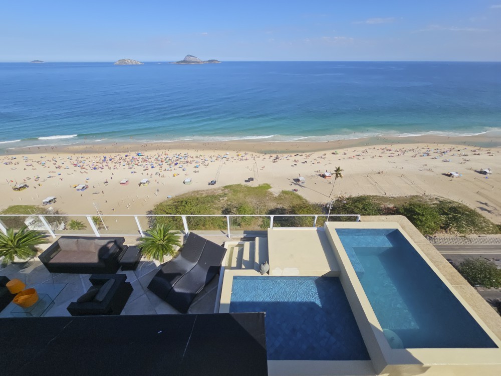 A cobertura foi alvo, em 2021, de uma polêmica envolvendo a construção de uma piscina  — Foto: Leo Martins/Agência O Globo