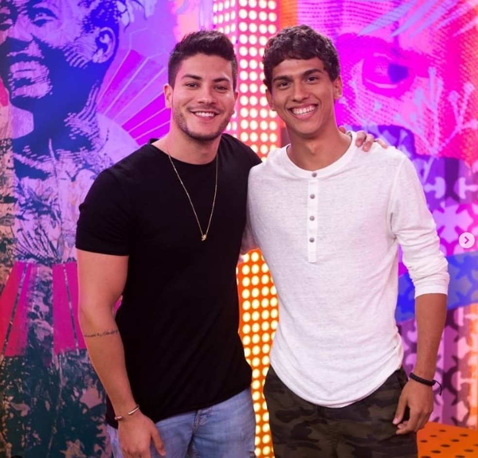 Ruan Aguiar com Arthur Aguiar — Foto: Reprodução/ Instagram