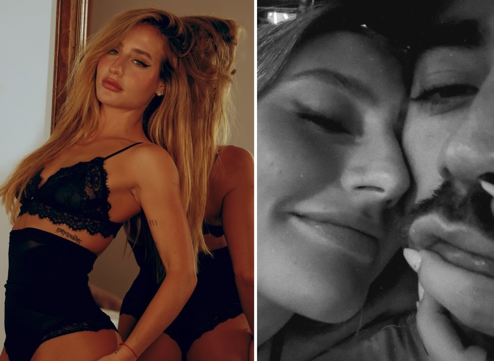 Bruna Griphao posa com o novo namorado, Yam Vieira — Foto: Instagram