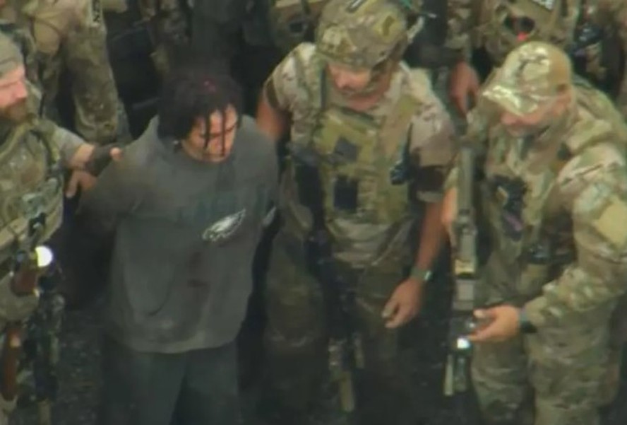 Danilo Cavalcante preso após escapar de prisão nos EUA