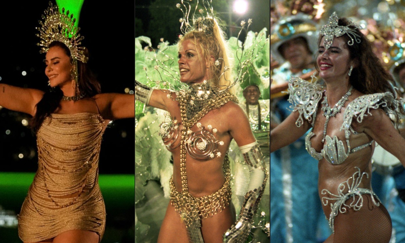 Dança das cadeiras no carnaval: além de Paolla Oliveira, veja cinco rainhas de bateria coroadas em mais de uma escola