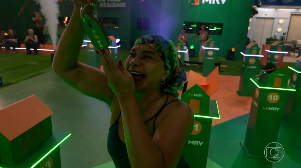 Solange Couto ganha apartamento no 'BBB 26' — Foto: Reprodução/TVGlobo