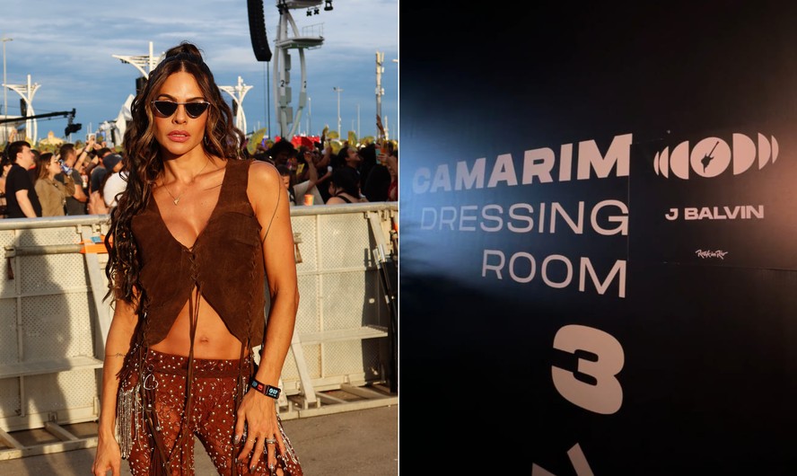 Primeira-dama do Rock in Rio mostra área exclusiva dos camarins