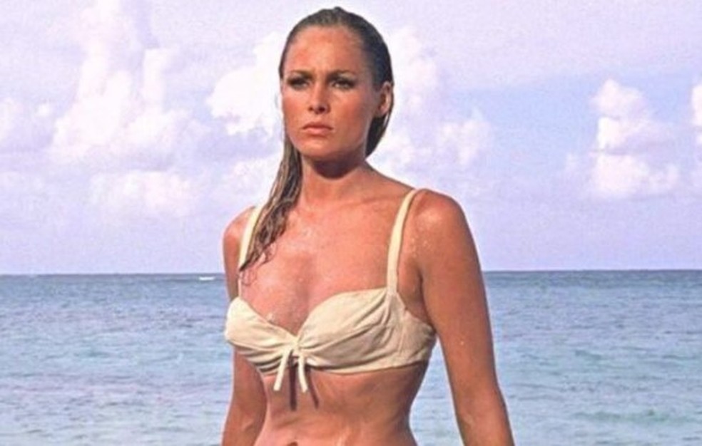 Ursula Andress, em '007 Contra o Satânico Dr. No' — Foto: Reprodução
