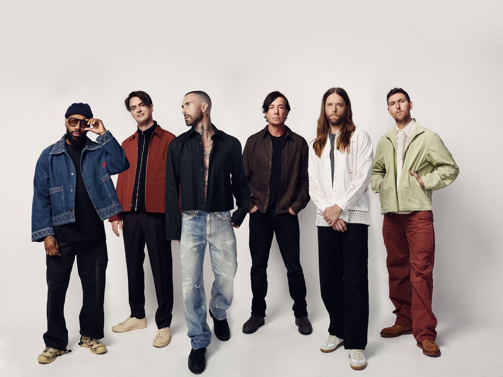 O grupo Maroon 5 se apresenta no Rock in Rio 226 — Foto: Divulgação/Rock in Rio