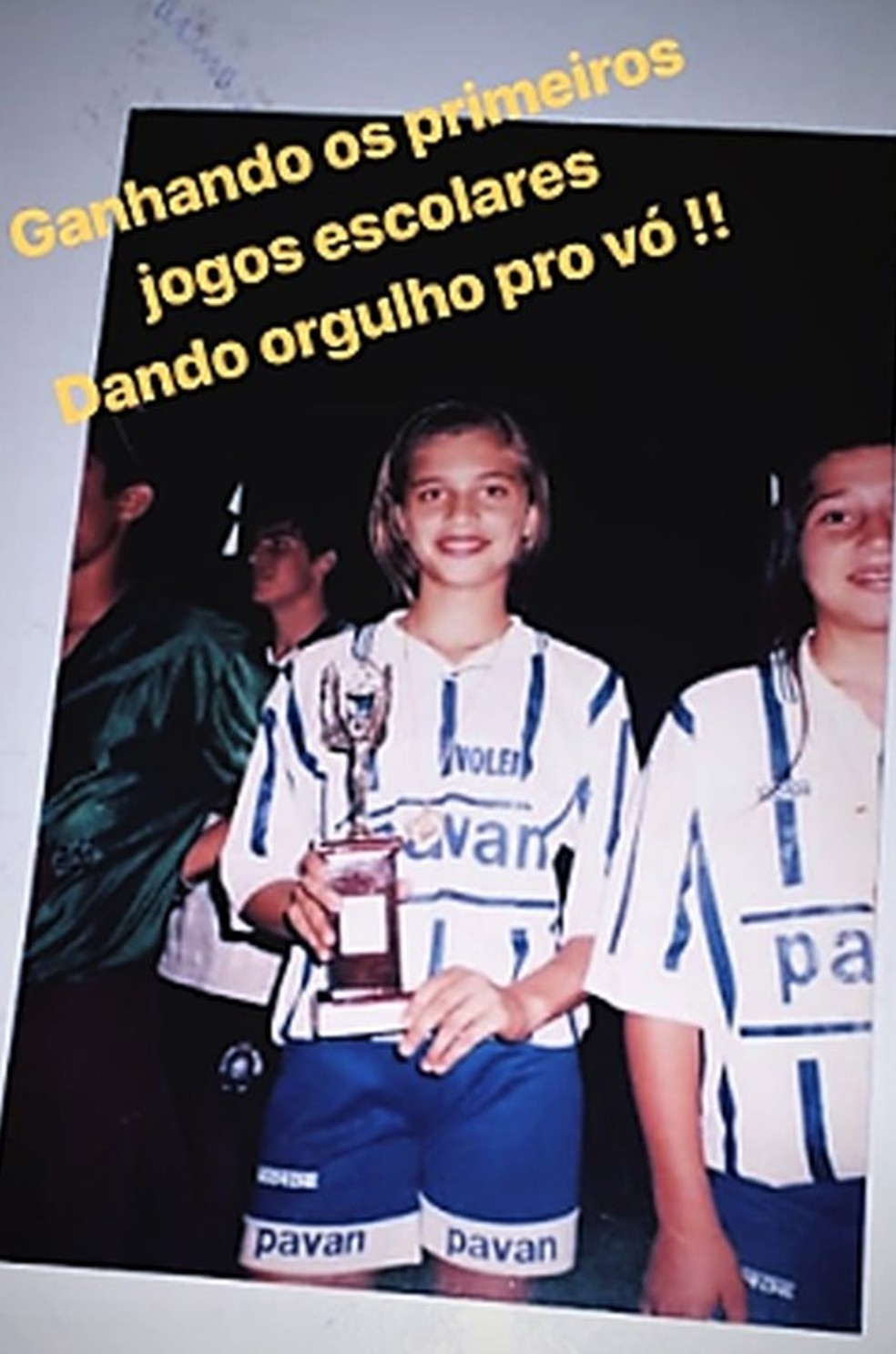 Grazi Massafera foi atleta de vôlei — Foto: Reprodução/Instagram