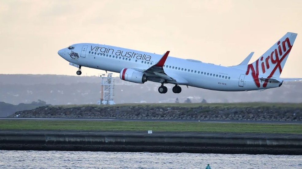 Avião da Virgin Australia (imagem meramente ilustrativa) — Foto: AFP