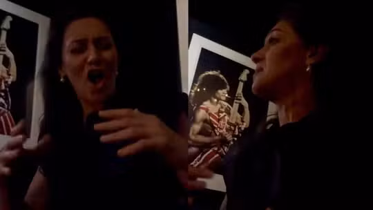 Após Oscar, elenco de 'O Agente Secreto' celebra em Los Angeles com Maria Fernanda Cândido ao microfone