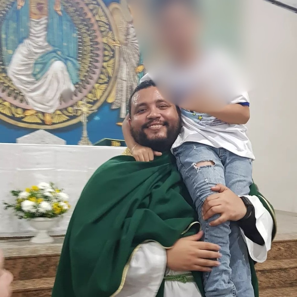 Ramon Guilherme Pitilo da Silva Ramos, de 33 anos, abusou de ao menos duas crianças da Paróquia de Rio das Pedras, em Jacarepaguá — Foto: Reprodução