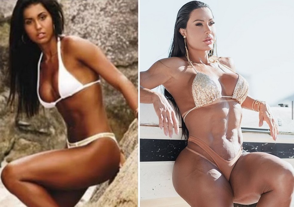 Gracyanne Barbosa posta fotos na adolesc&ecirc;ncia: 'S&oacute; tinha perna e bochechas' &mdash; Foto: Instagram