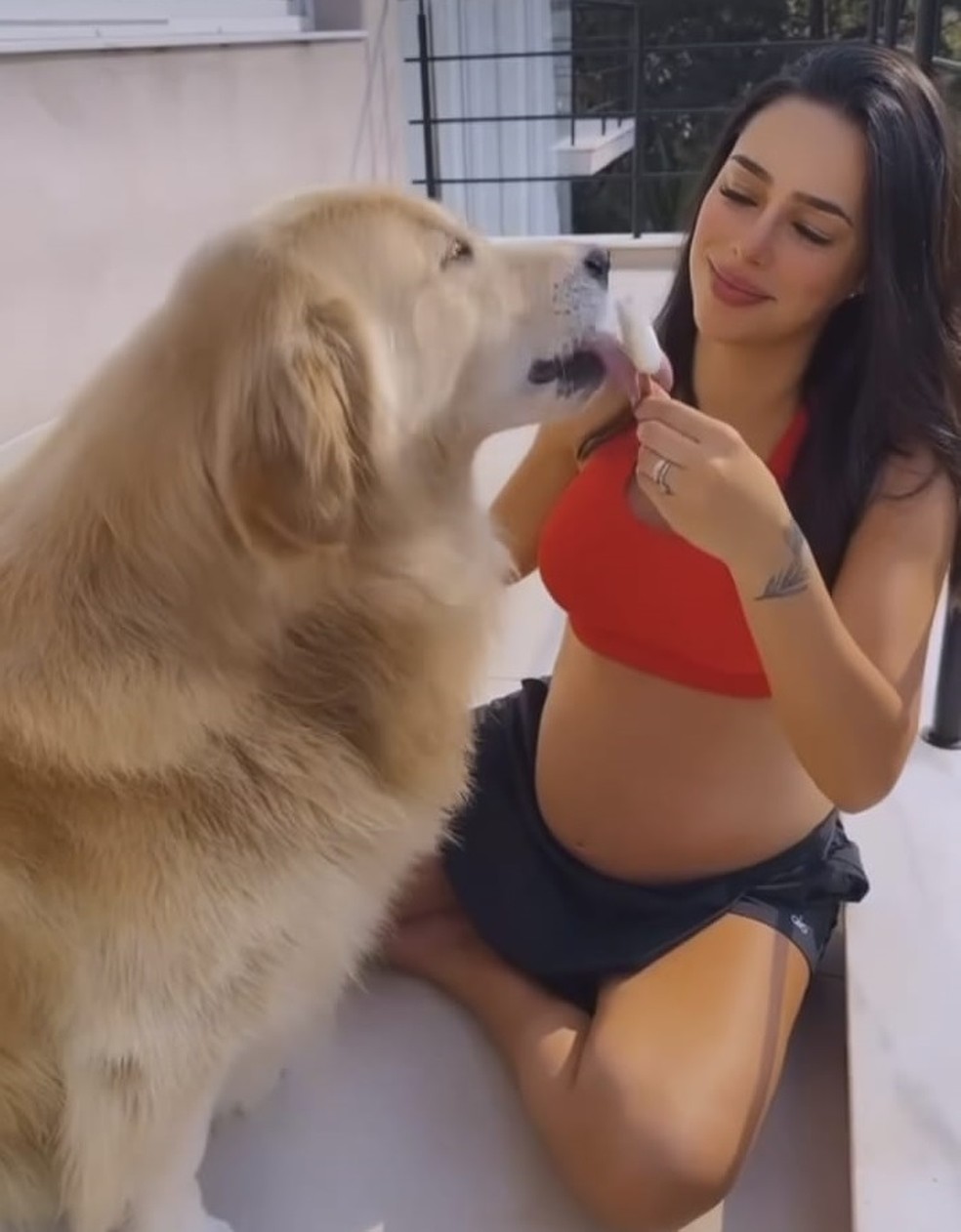 Bruna Biancardi com a aliana  Foto: reproduo/ instagram