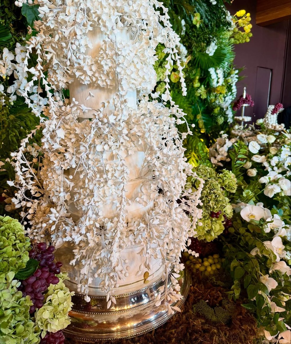 Detalhe do casamento de Sabrina Sato e Nicolas Prattes — Foto: reprodução