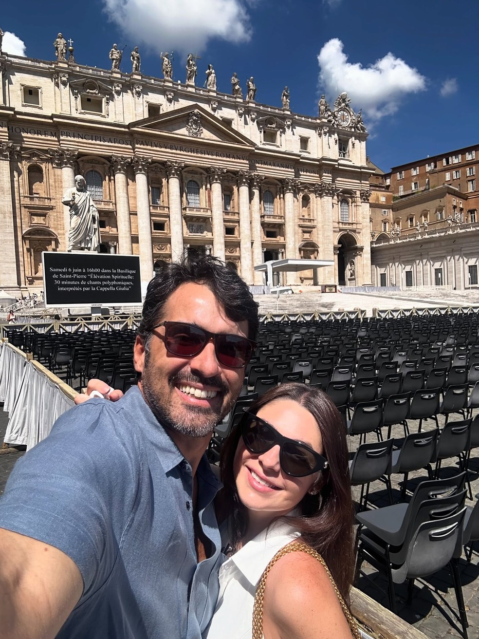 Marcela Barrozo está de férias com o marido na Itália — Foto: Reprodução/Instagram