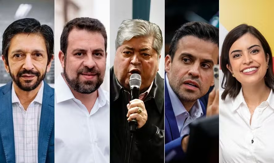 Nunes, Boulos, Datena, Marçal e Tabata: debate da Band reunirá os cinco candidatos pela 1a vez na TV