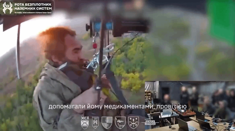 Ucrânia divulga imagens de primeiro resgate de soldado ferido com drone na história