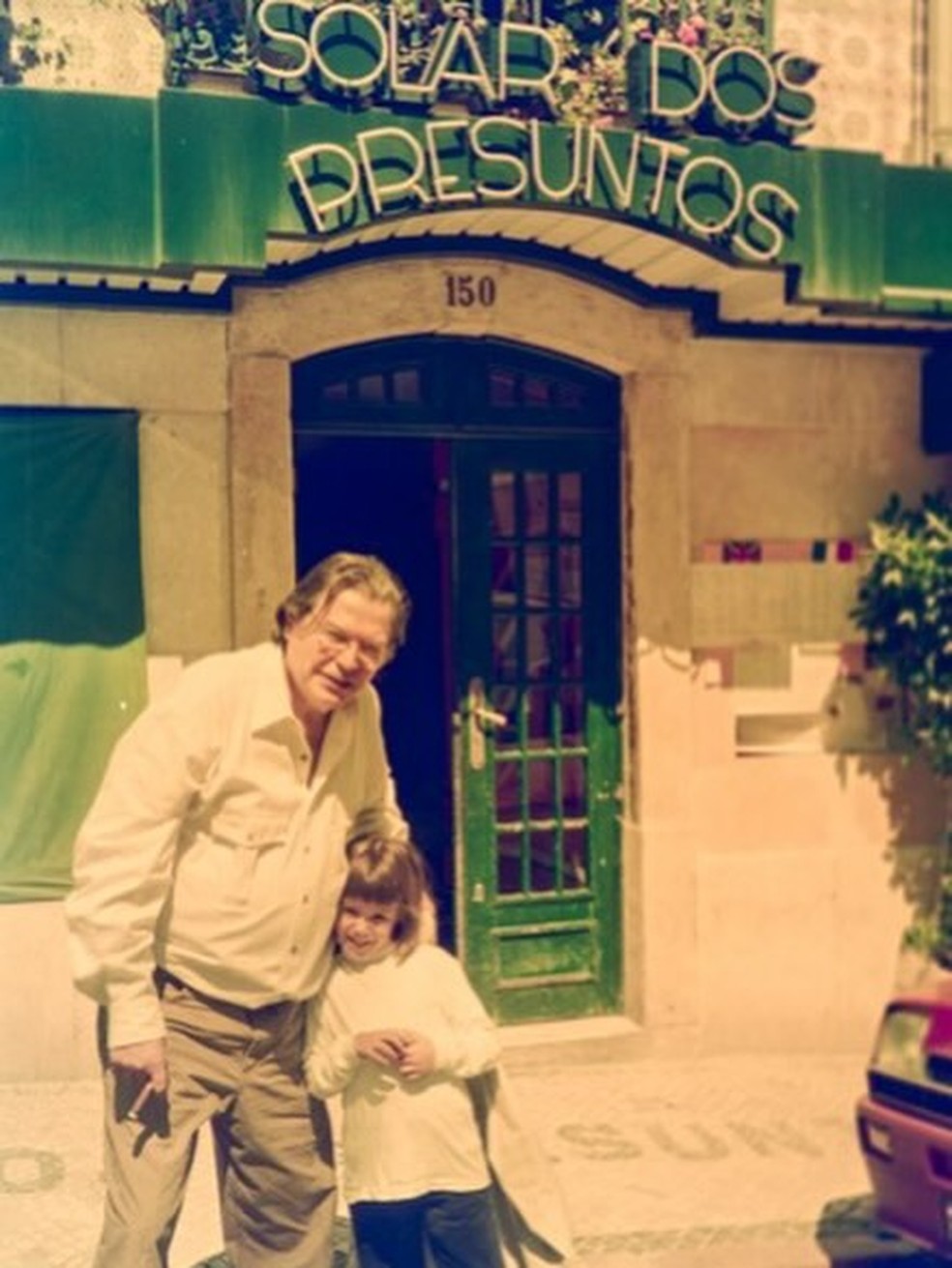 Tom Jobim com a filha, Maria Luiza — Foto: Reprodução/Instagram