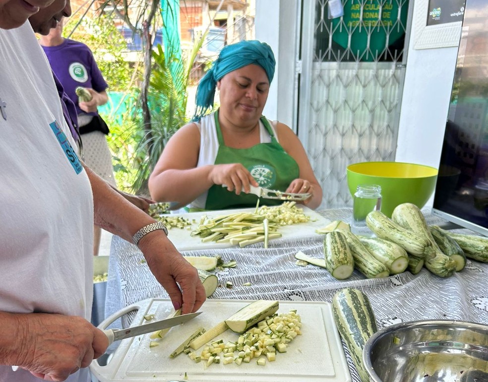Ação do Favela Orgânica — Foto: Divulgação