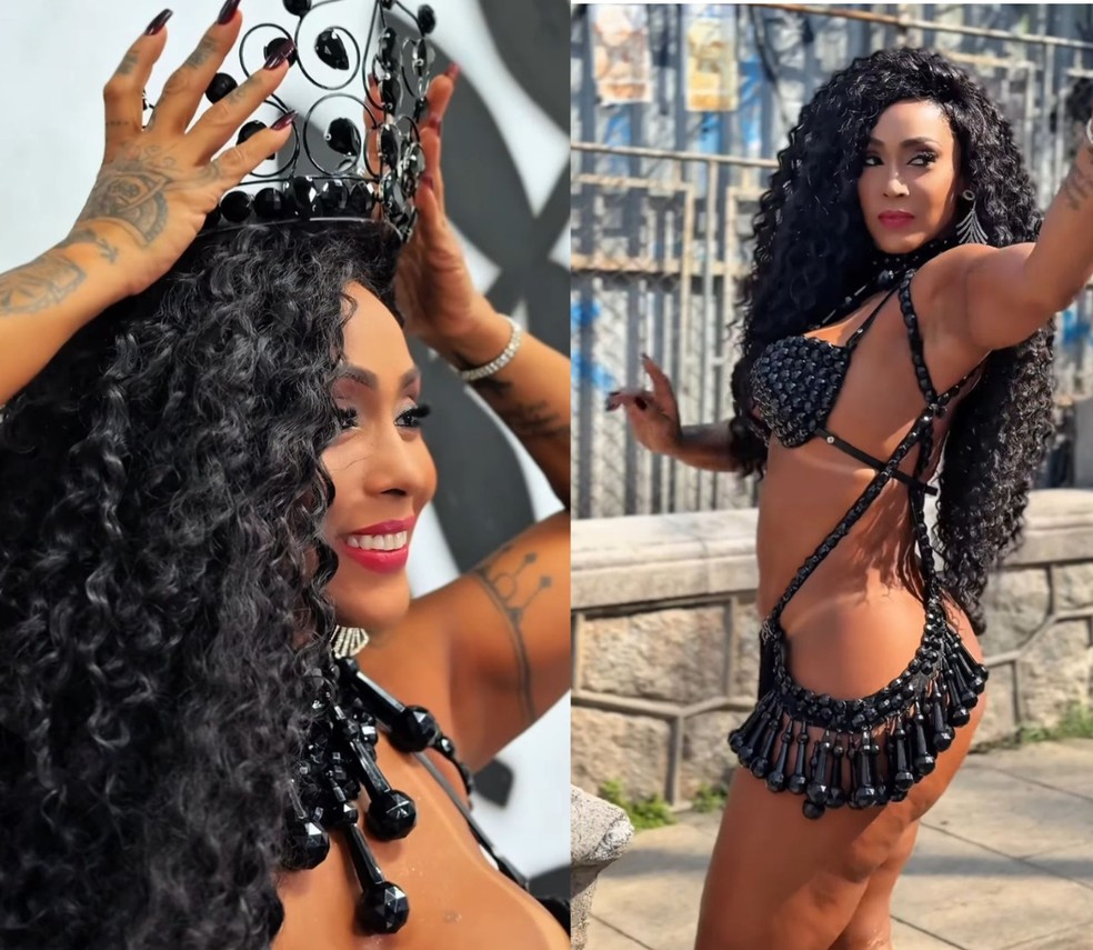 Rosiane Pinheiro é a nova madrinha de bateria da Vai-Vai — Foto: Reprodução/Instagram