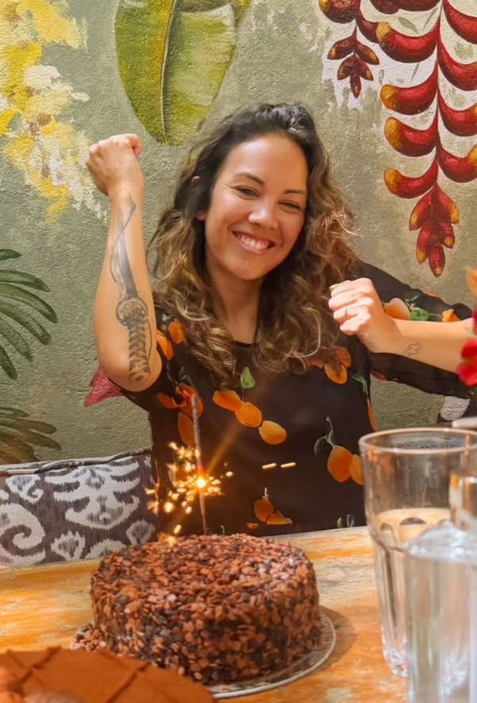 Marina: a filha desenhista — Foto: Instagram