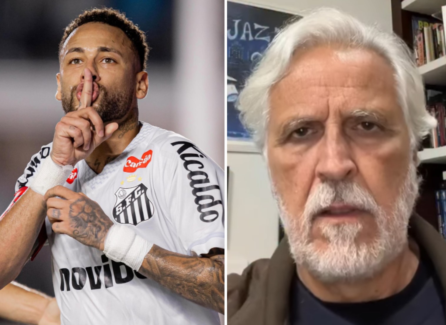 Neymar perde a paciência e xinga jornalista após adiar desafio: 