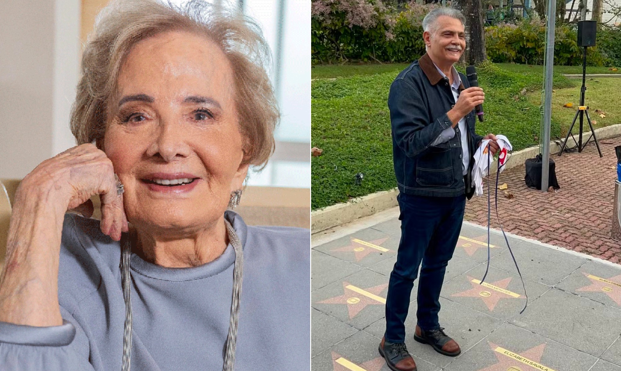 Glória Menezes recebeu última homenagem em vida na Calçada da Fama dos Estúdios Globo - QTU Questões do Universo