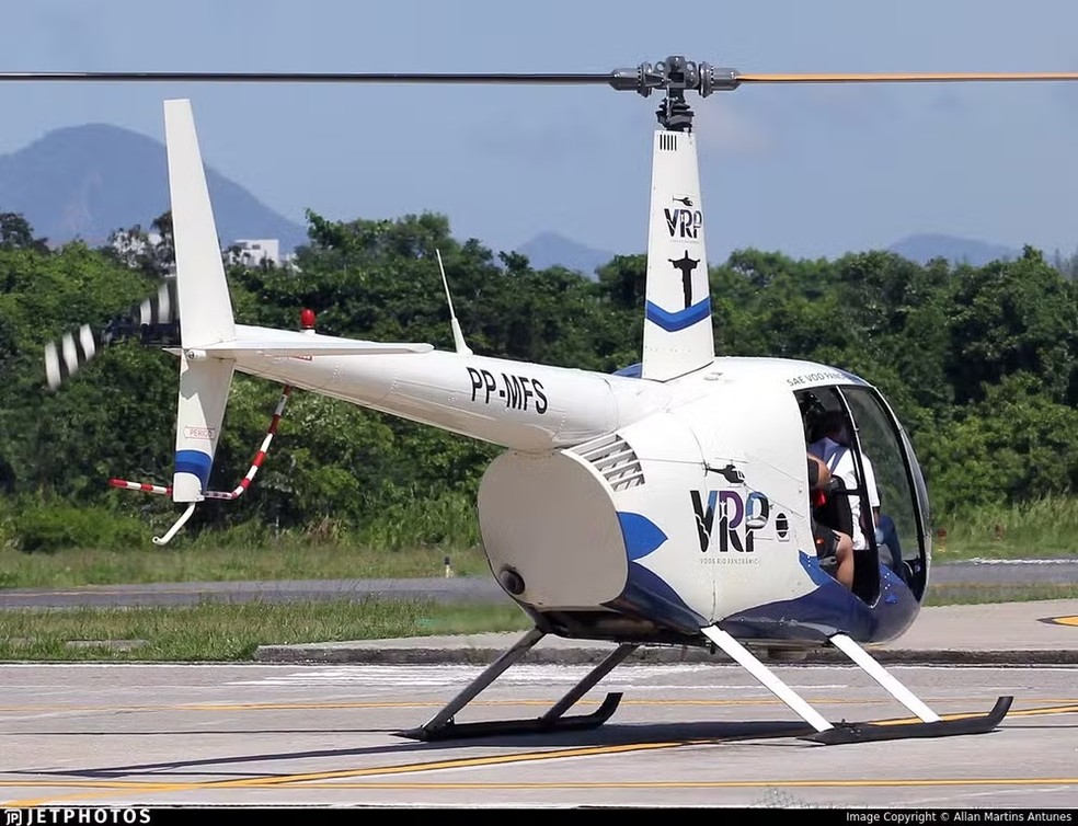 Modelo da aeronave que caiu na Vista Chinesa neste s&aacute;bado era de empresa de voos panor&acirc;micos &mdash; Foto: Reprodu&ccedil;&atilde;o
