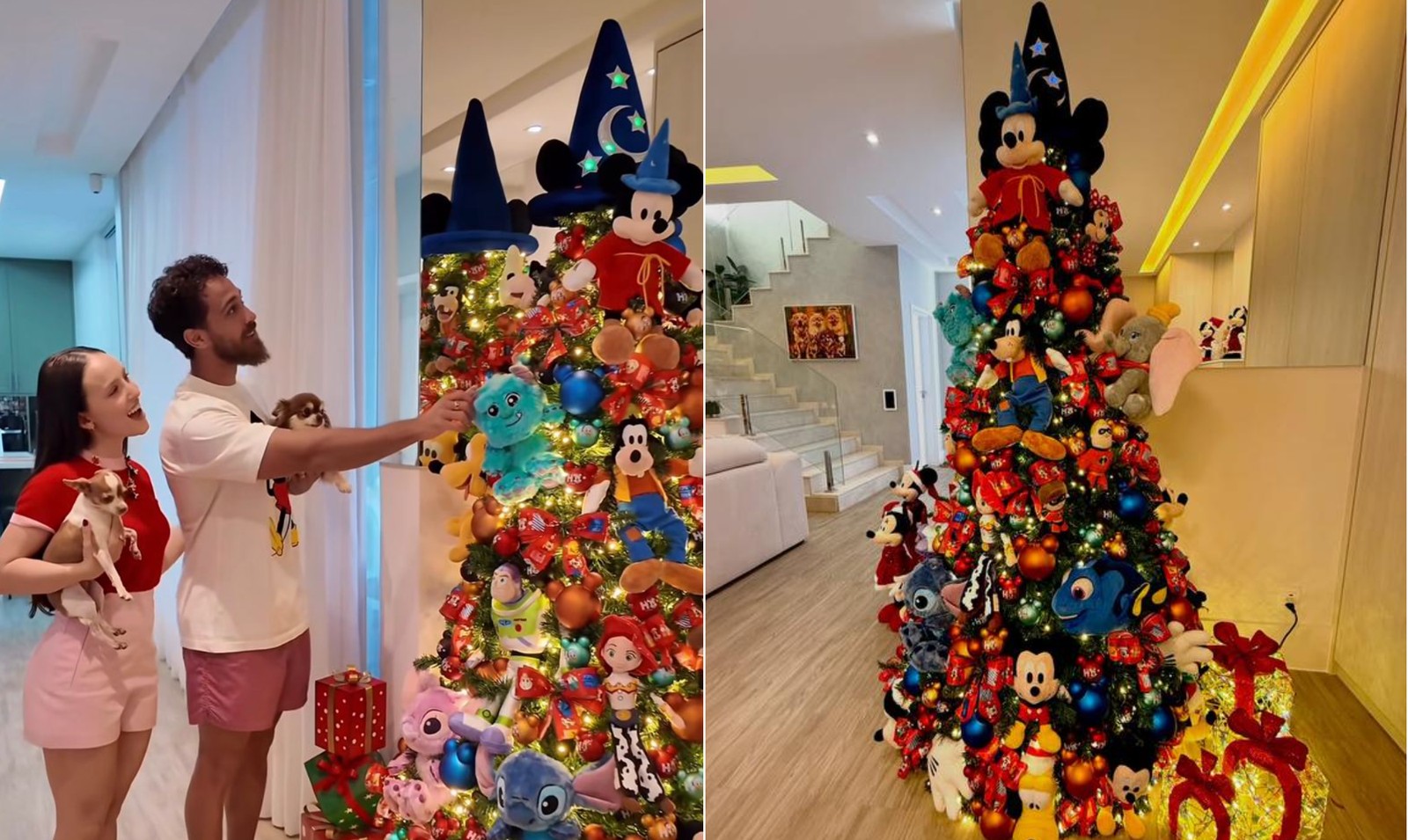 Árvore de Natal da Larissa Manoela — Foto: Reprodução / Instagram