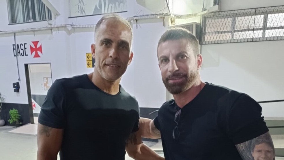 Felipe Loureiro e Pedro Paulo se conhecem desde o futebol de salão na categoria mirim — Foto: Reprodução / Internet